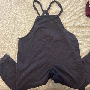 Old Navy Navy Blue Maternity Overalls